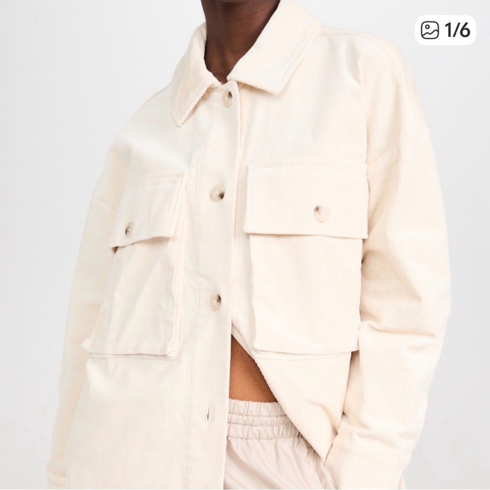 Women's Cream Corduroy Jacket